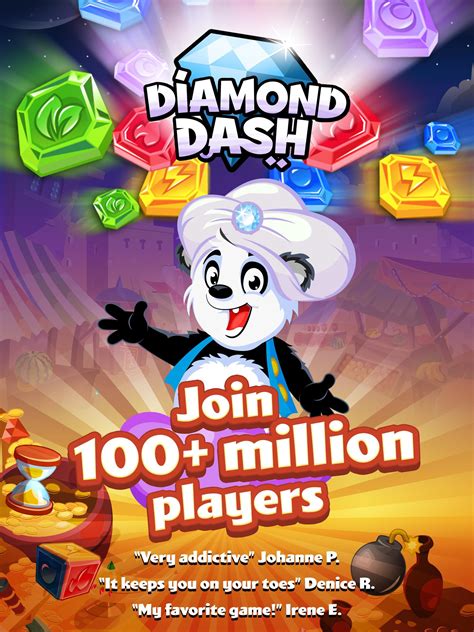 diamonds dash game  Diamond Dash (ไดมอน แดช) คือเกมพัซเซิลในสไตล์เดียวกันกับเกมสุดคลาสสิคอย่าง
